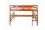 Hochbett 160 x 200 cm "Easy Premium Line" K23/n, Buche Massivholz Kirschfarben lackiert, teilbar