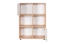 Regal Palpala 03, Farbe: Eiche Sonoma / Weiß - 110 x 80 x 35 cm (H x B x T)