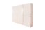 Kleiderschrank beige hochglanz