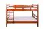 Etagenbett / Stockbett 120 x 200 cm "Easy Premium Line" K24/n, Kopf- und Fußteil gerade, Buche Massivholz Kirschfarben lackiert, teilbar