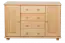 Kommode Massivholz 038 - 78 x 118 x 42 cm (H x B x T)
