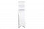 Schrank Amanto 3, Farbe: Weiß / Esche - Abmessungen: 200 x 47 x 40 cm (H x B x T)