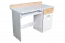 Jugendzimmer - Schreibtisch Dennis 10, Farbe: Esche / Weiß - Abmessungen: 87 x 120 x 55 cm (H x B x T)