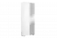 Drehtürenschrank / Kleiderschrank Sabadell 03, Farbe: Weiß / Weiß Hochglanz - 209 x 80 x 38 cm (H x B x T)