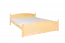 Jugendbett Kiefer massiv Vollholz natur 81, inkl. Lattenrost - Abmessung 180 x 200 cm