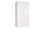 Drehtürenschrank / Kleiderschrank Minnea 04, Farbe: Weiß - Abmessungen: 206 x 100 x 57 cm (H x B x T)