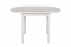 Tisch Kiefer massiv Vollholz weiß lackiert Junco 231A (rund) - 120 x 75 cm (B x T)