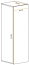 Hängeschrank mit drei Fächern Fardalen 07, Farbe: Grau - Abmessungen: 120 x 30 x 30 cm (H x B x T)